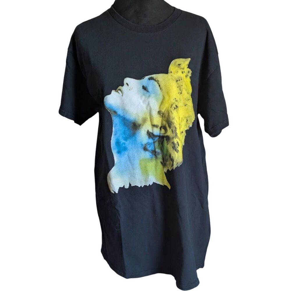 Official Madonna "The Celebration Tour" 2024 True Blue Graphic T-Shirt, Size M